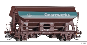 Tillig 17569 - TT - Schwenkdachwagen Tds Quarzwerke, DB AG, Ep. VI